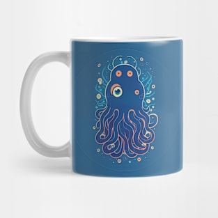 Cute octopus under water Mug